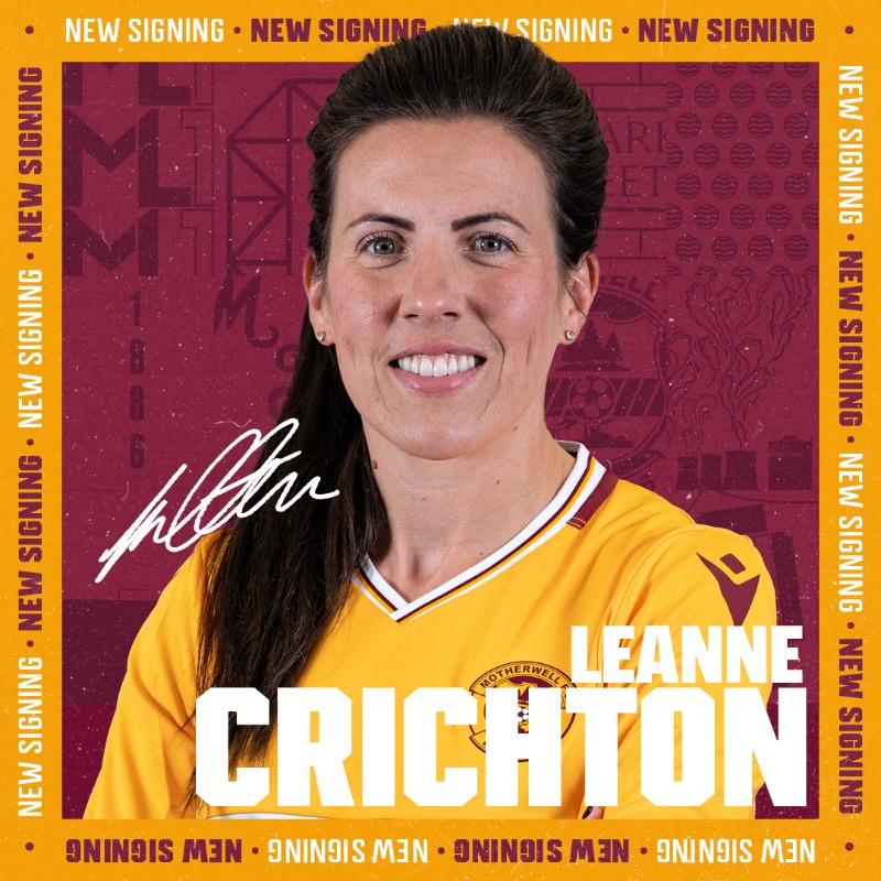 MotherwellWomen's tweet photo. The start of the new era.

Leanne Crichton is a Motherwell player 🙌

@Crichton_8