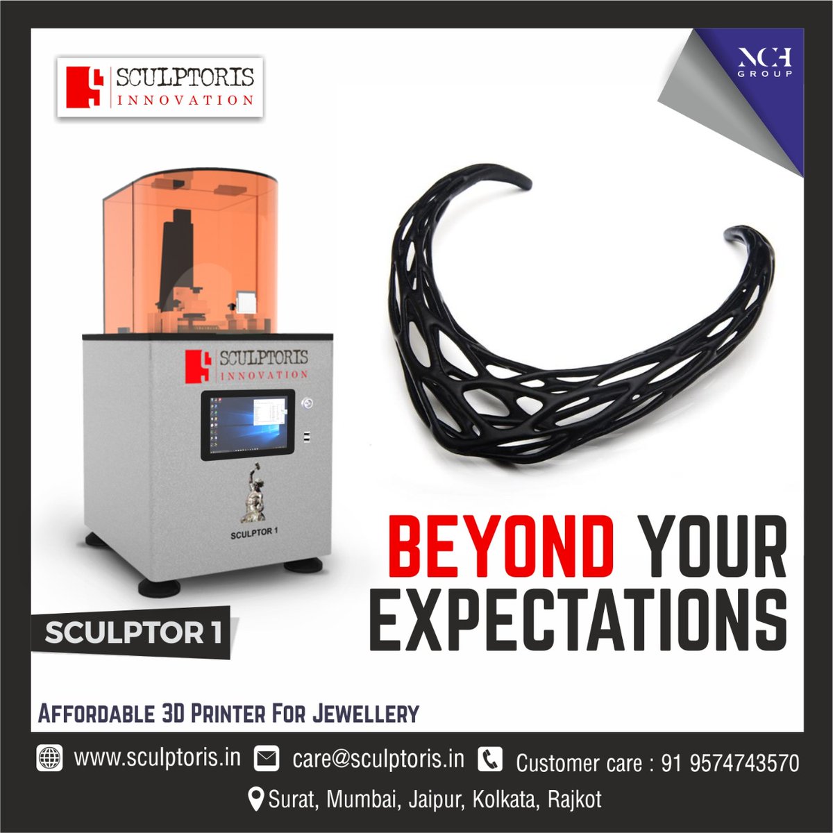 Sculptoris3d's tweet photo. Sculptoris Innovation is a leading #3Dprintingservices and #3Dprintermanufacturing company in India provide #printing in DLP technology

#jewellery3dservices #vocalforlocal  #3dprinter #madeinindia https://t.co/IWAo43GSqI