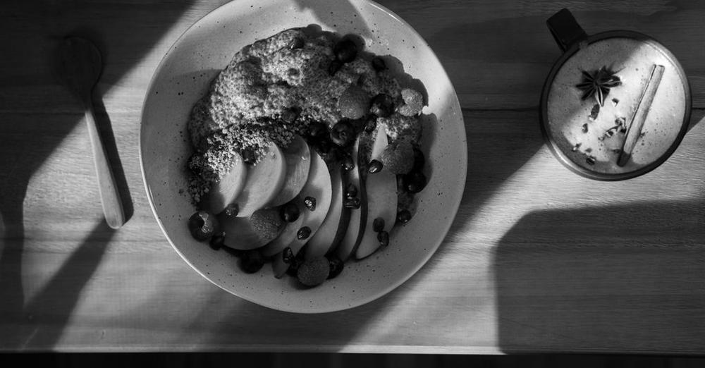 Our Mayan Mocha is an homage to our Mexican ancestors and features organic espresso, raw cacao, warming spices, and homemade Almond Date Milk for a nourishing elixir to incorporate into your coffee ritual. Recipe on our blog.