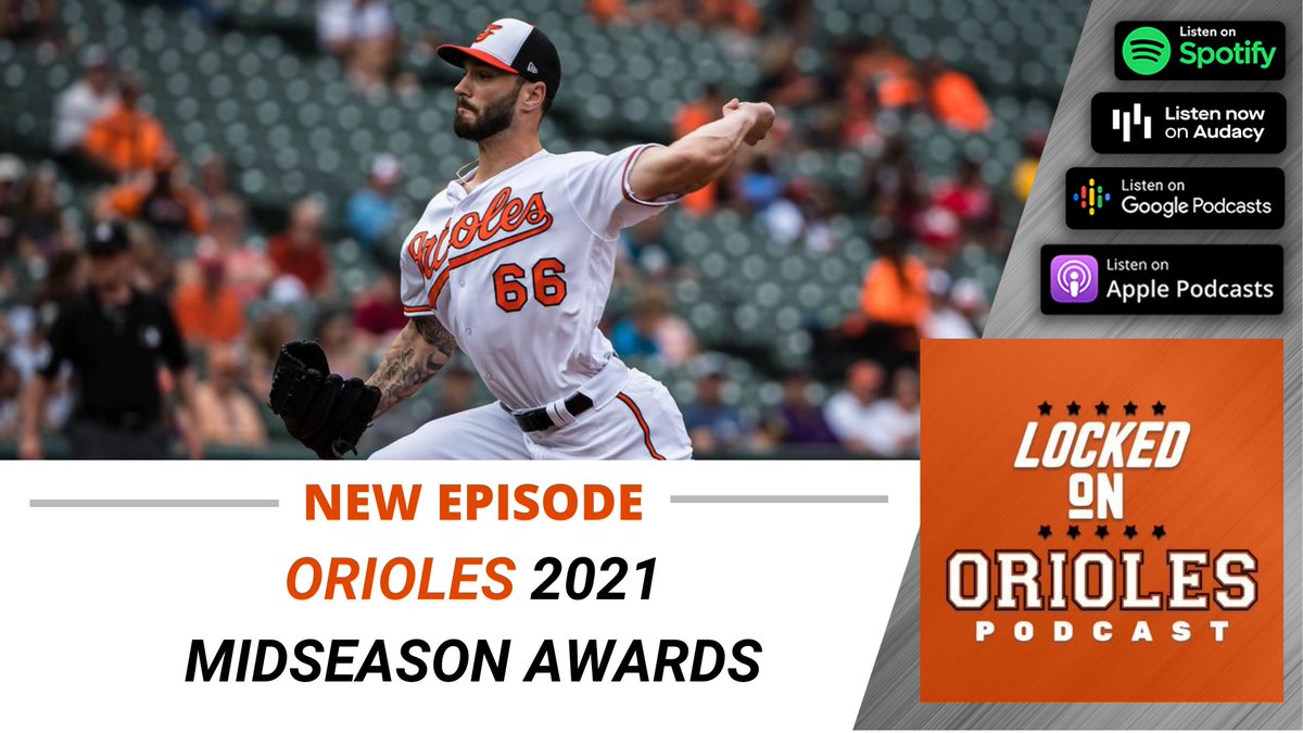 LockedOnOrioles's tweet image. 🏆ORIOLES MIDSEASON AWARDS SHOW🏆

@oriolesfan68 of @TheBatAround joins the pod to give out awards for the Orioles 2021 first half:

⚾️MVP — Gotta be Mullins, right?
⚾️Top RP — Fry, Sulser, or Scott?
⚾️Who we'll forget on the Sporcle
⚾️And much more!

🎧: linktr.ee/LockedOnOrioles