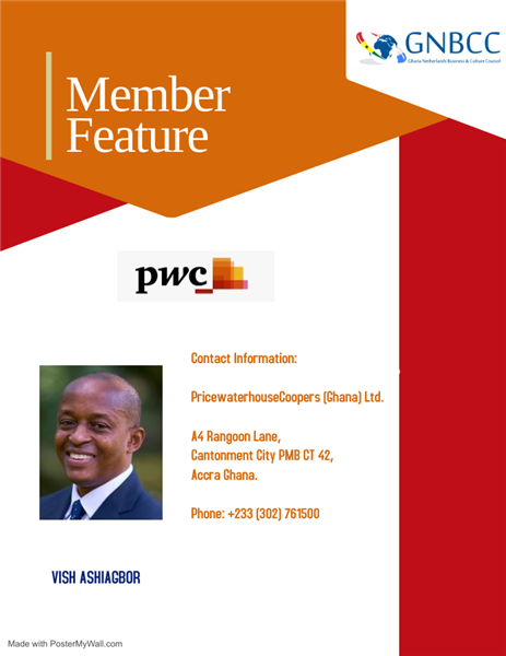 Member Feature: PwC

GNBCC is delighted to present its Premium Member, PwC (PricewaterhouseCoopers) featuring The Country Senior Partner, Vish Ashiagbor. PwC is always available to assist with explicit advise on taxation. 

Continue reading: buff.ly/39m4Dz9