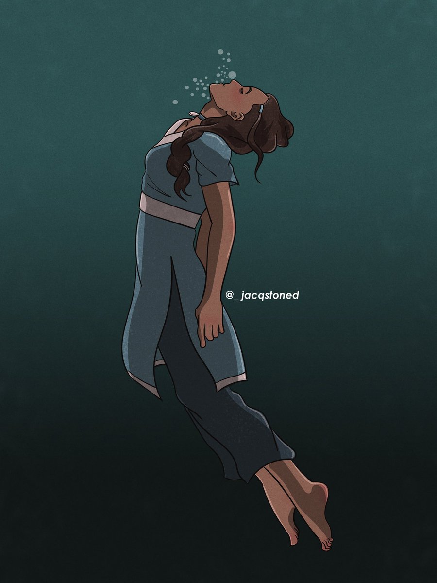 #Katara underwater 💙 

#atlafanart