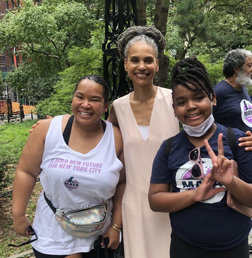 ItsShidaB's tweet photo. With Maya Wiley and my daughter Afiya in City Hall Park to demand that the Board of Elections Count Every Vote!!!! ππͺπΎππͺπΎ
@TeamMayaNYC @mayawiley
#MayaWiley
#MayaForMayor
#NotGivingAwayMyShot
#JustYouWait #JustYouWait
#CountEveryVote https://t.co/33rGlkTSjg