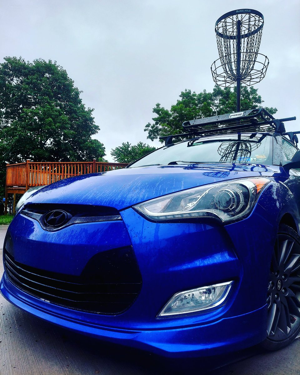 #Discgolf #Veloster #RainyDay