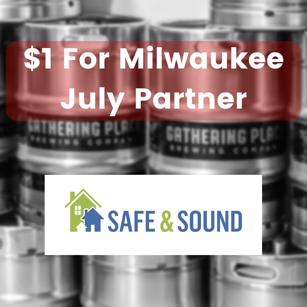 GatheringPlBeer's tweet photo. 20% of all beer purchased today -and each Thursday this month- goes to our July $1 for Milwaukee partner @SafeSoundInc

Check out their website to see the great work they're doing to build safe and empowered neighborhoods.

https://t.co/cgA8jJaBDl https://t.co/yZpRjjmh3m