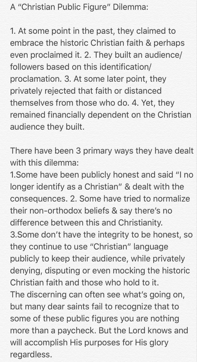 ShaiLinne's tweet photo. A “Christian Public Figure” Dilemma 👇🏾👇🏾👇🏾 https://t.co/0gv7QIMrQ8