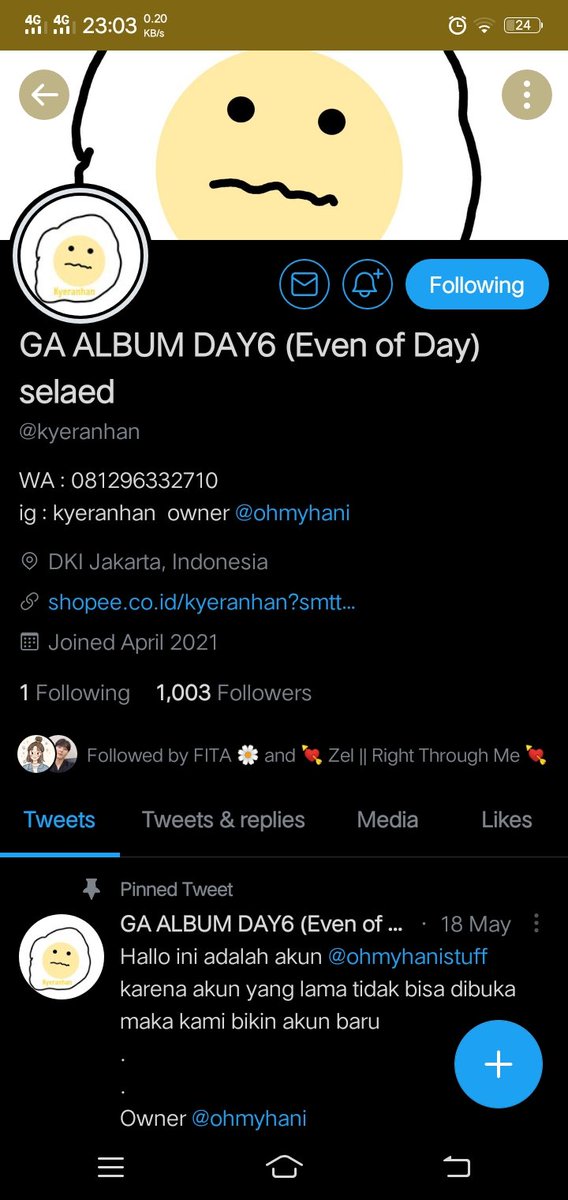 IDza27's tweet photo. @kyeranhan Rules done...
Makasih udah adain GA kak...
Moga makin lancar semua urusannya and Wish me luck :') https://t.co/zuJlBdoLd7