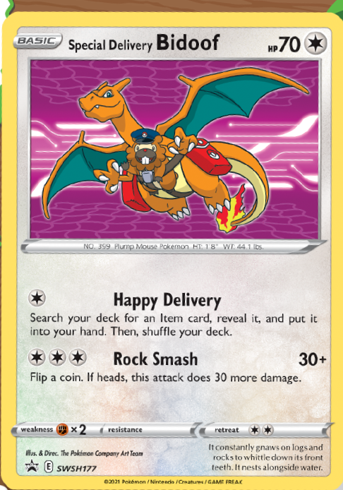 PokeGuardian's tweet photo. Developing:

Special Delivery Bidoof Pokemon Center Promo Revealed on Bidoof Day

Read more on PokeGuardian

https://t.co/eY1iT238Rx https://t.co/Lhyczd5EyA