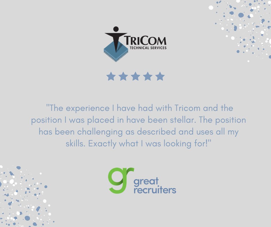 TriComTS's tweet image. We strive to provide remarkable services because it matters who you work with. #itmatterswhoyouworkwith #itstaffing #engineeringstaffing