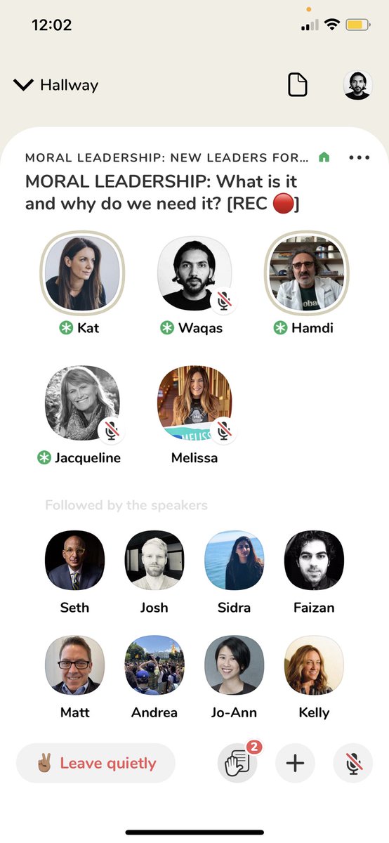 In the room NOW!

clubhouse.com/room/mgJBnJaE

If you are friend of Atoms, Chobani or Acumen. Or just curious about moral leadership. Join us!