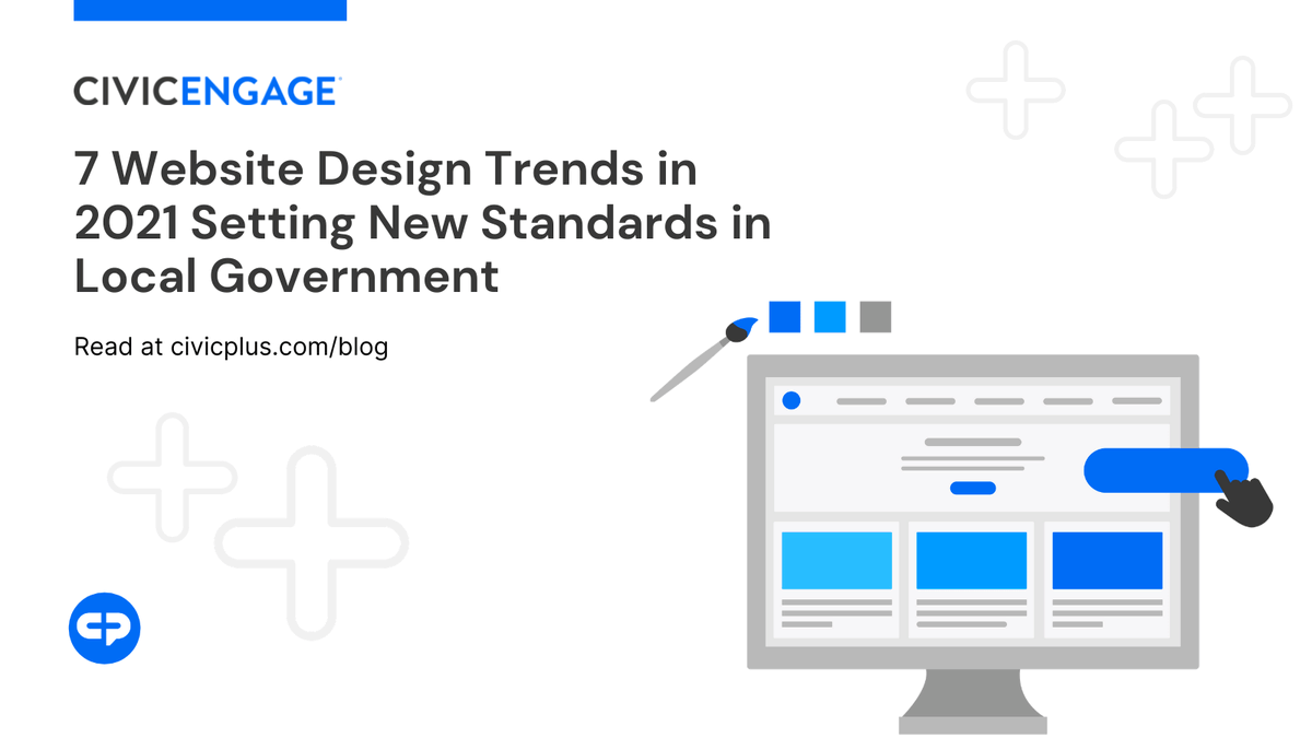 CivicPlus's tweet photo. Local governments are taking a people-centric approach to website design. Learn how COVID-19's online imperative is shaping the future of web design trends that create frictionless civic experiences.
https://t.co/0Hdd0xtr8S
#localgov #smartcity #smartcounty #designtrends https://t.co/tLFuNqG4fP
