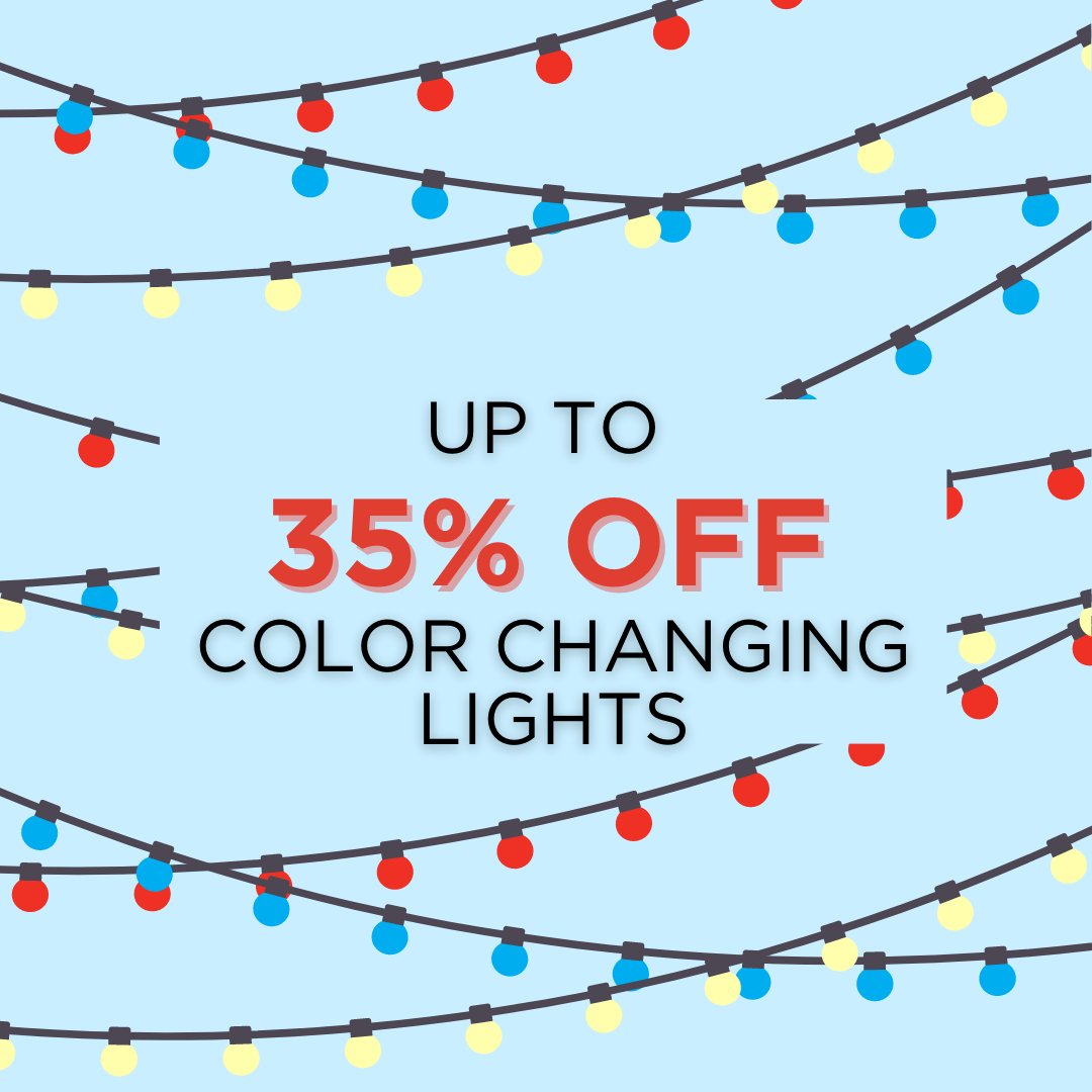 JascoProducts's tweet image. Light up your summer with color-changing lights and get up to 35% off 60+ items for a limited time only! #SummerSavings #ColorChangingLights
hubs.li/H0R9BGV0