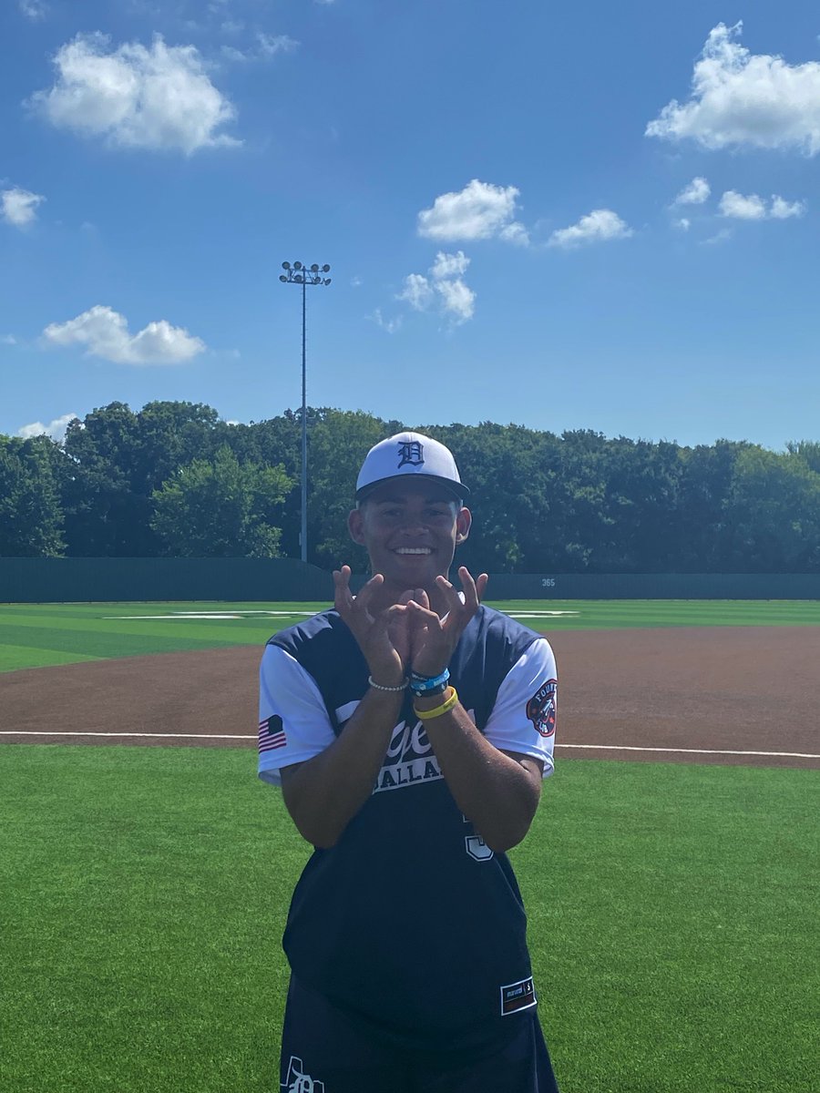 FiveToolTexas's tweet photo. F: @DTigerBaseball Hernandez 2023 14, Stix 2023 Prospects Red 2
PoG: @campruitt3 3-4, 2B, 3B, RBI, 3 R
Pitcher: @noahwbentley 1.2 IP, 4 K, 0 H
Hitter: @Gbarrientes29 2-3, 2B, 3B, RBI
Notables: Gunnar Engle 1-2, 3B, RBI
@RjRuais 2-4, 2 RBI, 2 R https://t.co/qFt7zdSwVI