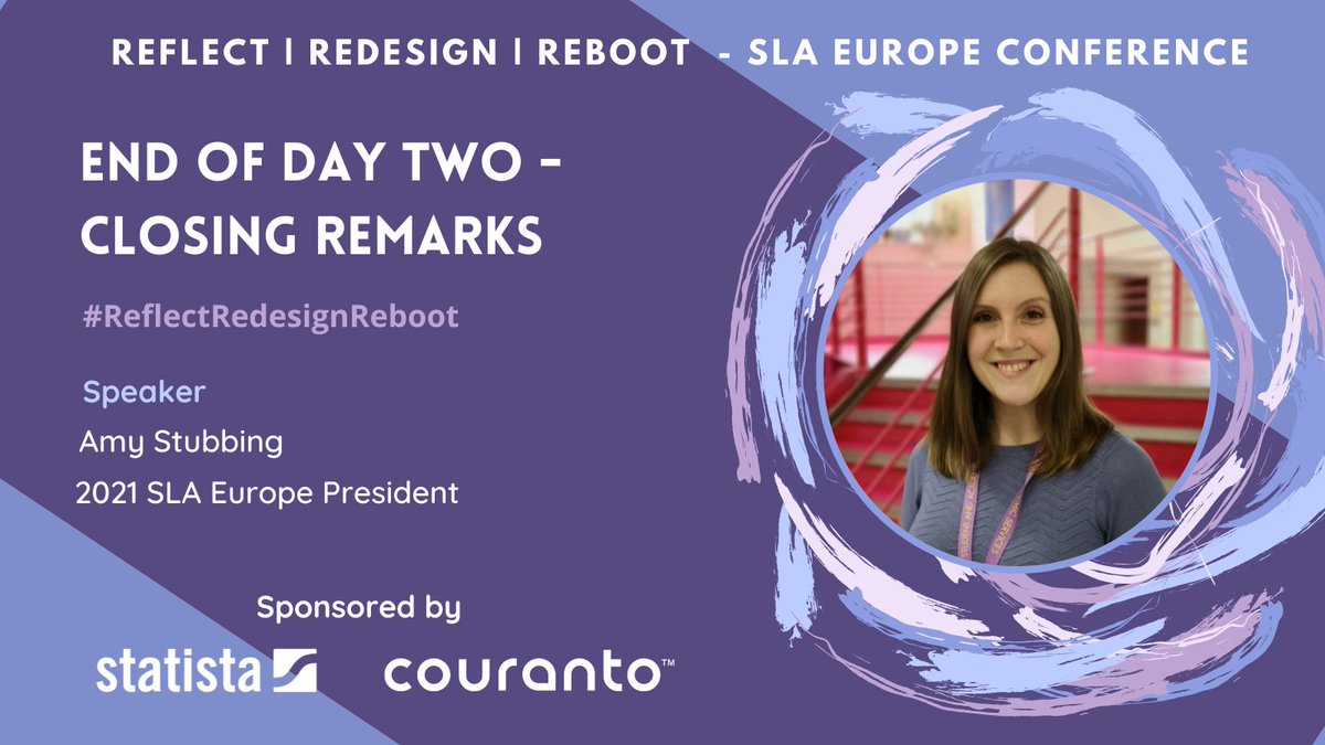 slaeurope's tweet photo. 🥳 And that's all, folks!

A big thank you to all who have attended our #2021SLAEuropeConference, especially to our sponsors &amp; speakers for their fantastic sessions across the two days.

Our President, @Amyodo will close our Conference with a few words.

#ReflectRedesignReboot https://t.co/IbsewwNiVr