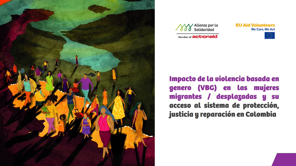 AxSolidaridadCO's tweet photo. #InformeVBG | Silvia Benito, coordinadora del proyecto #VOL4PRO de la iniciativa #EUAIDVOLUNTEERS: "Con la realización de este estudio se buscaba recopilar, consolidar y analizar información sobre la situación de las mujeres desplazadas o migrantes provenientes de Venezuela". https://t.co/95hsKZ4WJ3
