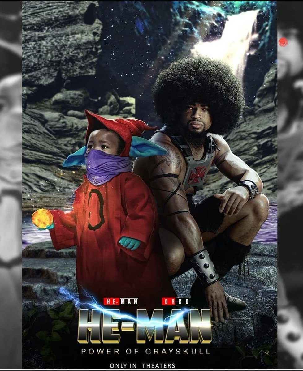 So the He-Man photo that <a href="/GangbustersR/">GangbustersRPG</a> shared last week went viral again. Folks were asking for a movie adaptation. Luckily.. I've got a few one sheets available. #HeMan #mastersoftheuniverse #MOTU #cosplay #movies