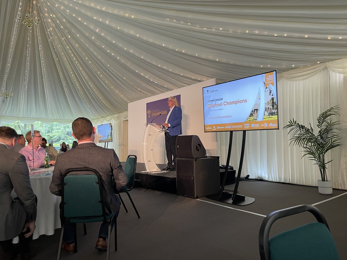 wearef6's tweet photo. What a show! We’re having a great time at @Commsdealer’s first ever Channel Champion awards 🍾 A round of applause for all of tonight’s well-deserved winners (and a special shout out to our clients who are taking home trophies!) 👏 #channelchampions https://t.co/nSm5PpSbHg