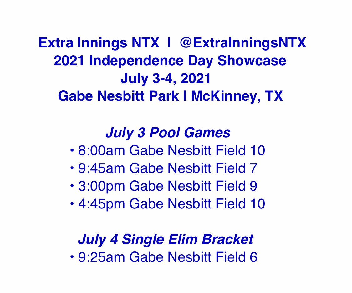 ExtraInningsNTX's tweet photo. Last chance this season to see us on the dirt in D/FW.  Next week we’re hittin’ the road to Atlanta!! 💙🤍🥎 https://t.co/PkQUv7KfBv