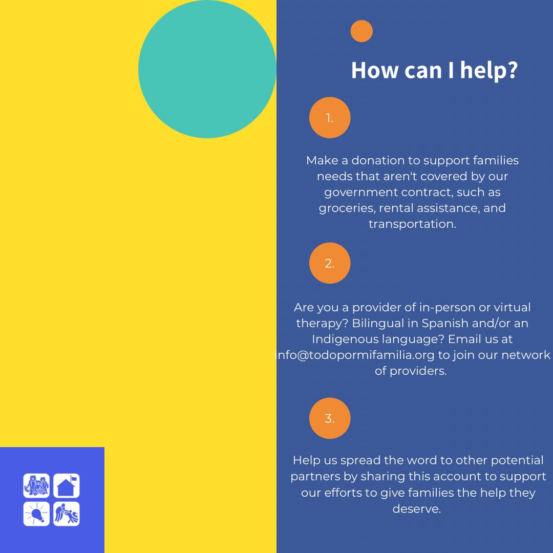 SenecaTPMF's tweet photo. We are #TodoPorMiFamilia, a program of @SenecaFOA that exists to support families nationwide who were forcibly separated at the U.S. border under the #ZeroTolerancePolicy by connecting them to free, confidential, culturally and linguistically-sensitive mental health services. https://t.co/pPaQKFhhzJ