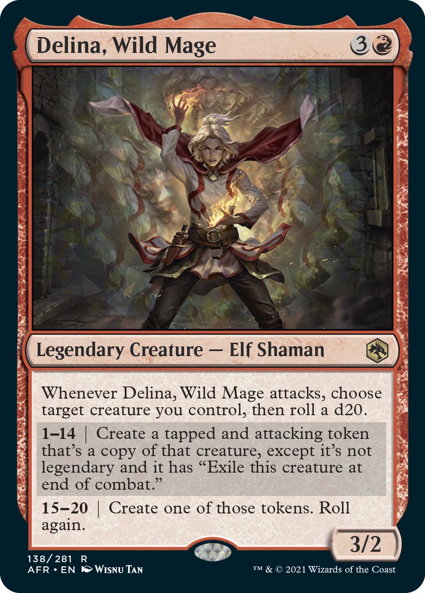 Good morning Magic! #MTGDND has so many elements of D&D - including Die Rolling! Why do it in Standard, and what were our design rules around the D20 rolling cards? Me and @ Good morning Magic! #MTGDND has so many elements of D&D - including Die Rolling! Why do it in Standard, and what were our design rules around the D20 rolling cards? Me and @
