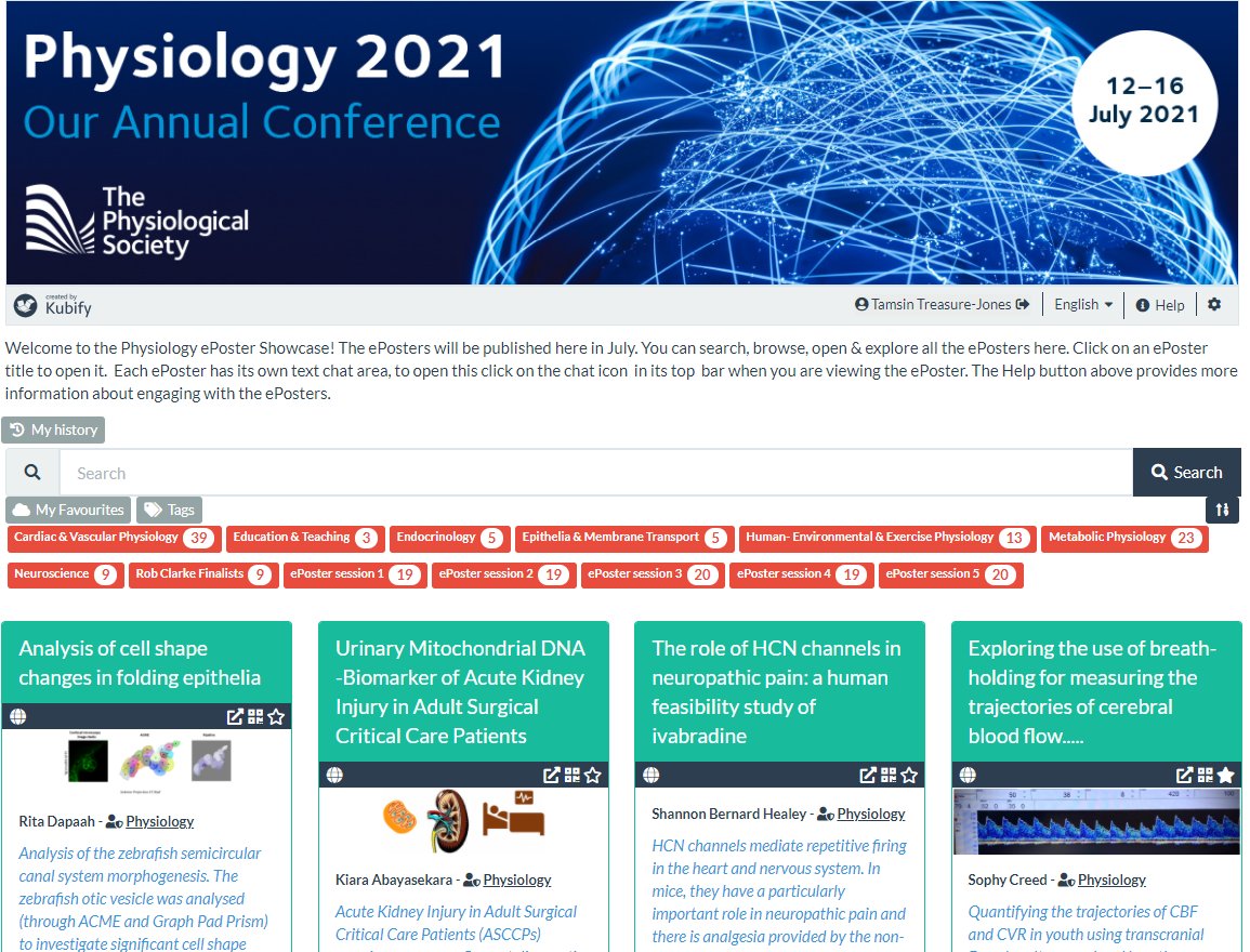 Kubify - LTB for ePosters (@ltbeposters) on Twitter photo The #Physiology2021 #ePoster showcase is now open. We love that <a href="/ThePhySoc/">The Physiological Society</a> have opened the showcase ahead of the conference, giving people time to explore the authors' great work now, so they can then discuss it in depth at the live event. my.ltb.io/#/showcase/phy… The #Physiology2021 #ePoster showcase is now open. We love that <a href="/ThePhySoc/">The Physiological Society</a> have opened the showcase ahead of the conference, giving people time to explore the authors' great work now, so they can then discuss it in depth at the live event. my.ltb.io/#/showcase/phy…