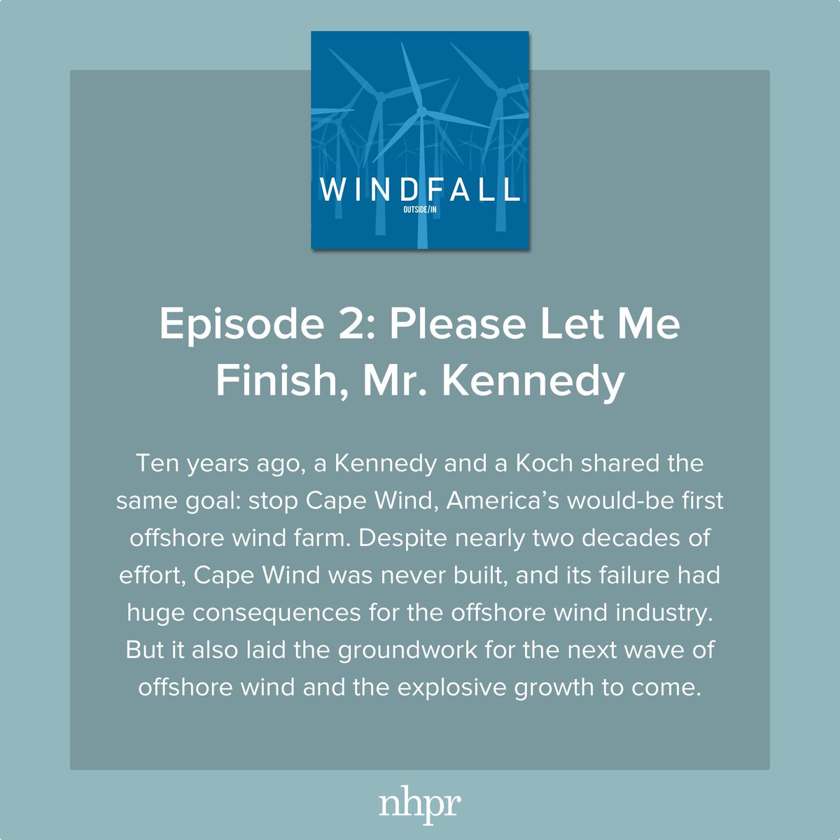 OutsideInRadio's tweet photo. New episode alert! Episode 2 of our special series, Windfall, just dropped. Thanks to @corcoranWGBH, @BethBDaley, and others for talking to us for the episode. Listen on the O/I feed wherever you get your pods, or visit https://t.co/G2rq69j93w
#windfallpod #offshorewind #capewind https://t.co/0eCnycHD0v
