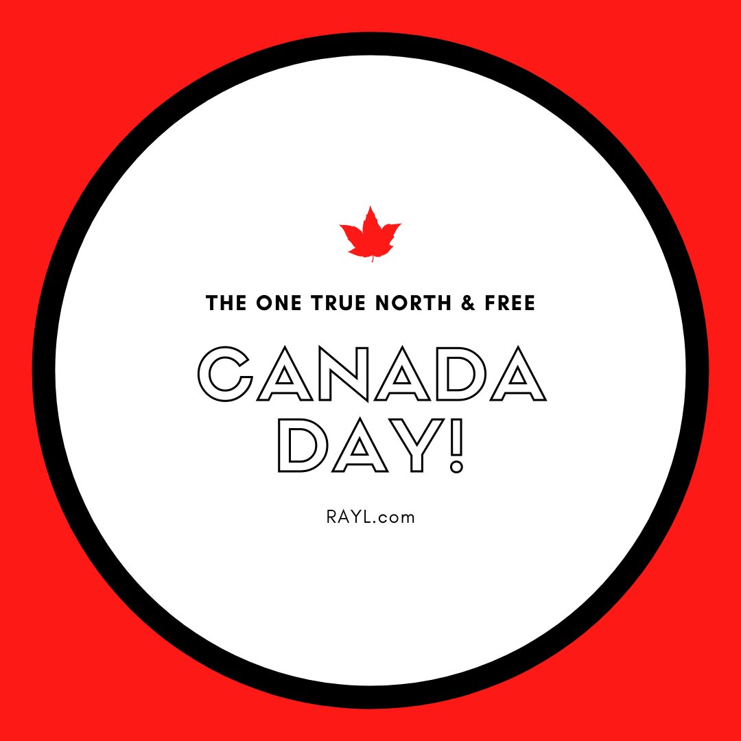 RAYLBusiness's tweet photo. Happy Canada Day!!  Share with us what it means to be Canadian. 

From all of us at RAYL, have a wonderful holiday weekend.

#Canadaday #holiday #Canada #Canadian https://t.co/QL09QwsdFV