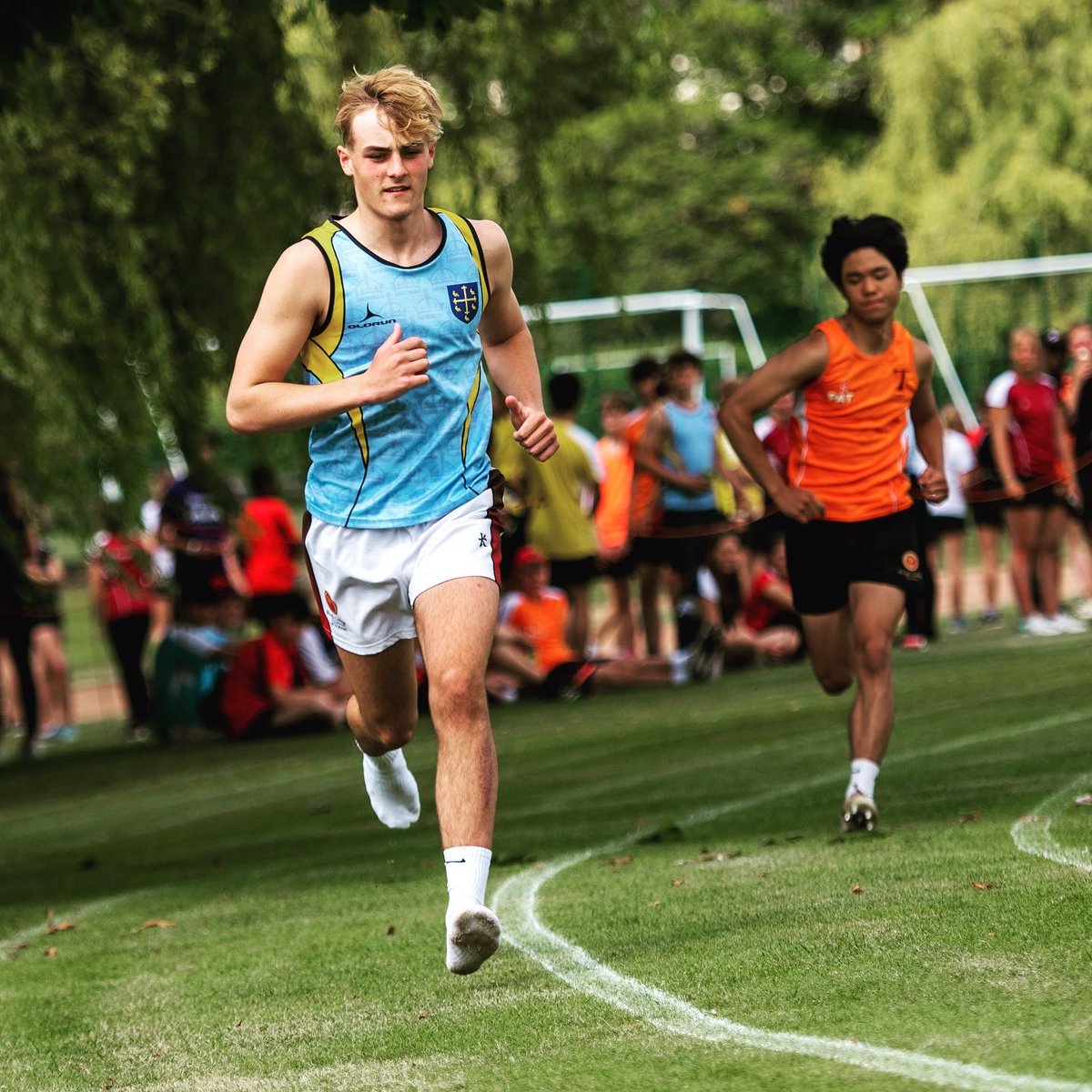 kingalfredkct's tweet photo. As we near the end of term, our annual inter-house Sports Day was held in glorious sunshine. Records were smashed, including that of the high-jump by the peerless Henry H. Very well done to all who took part #athletics #trackandfield #recordbreaker https://t.co/72tAKHeOMA