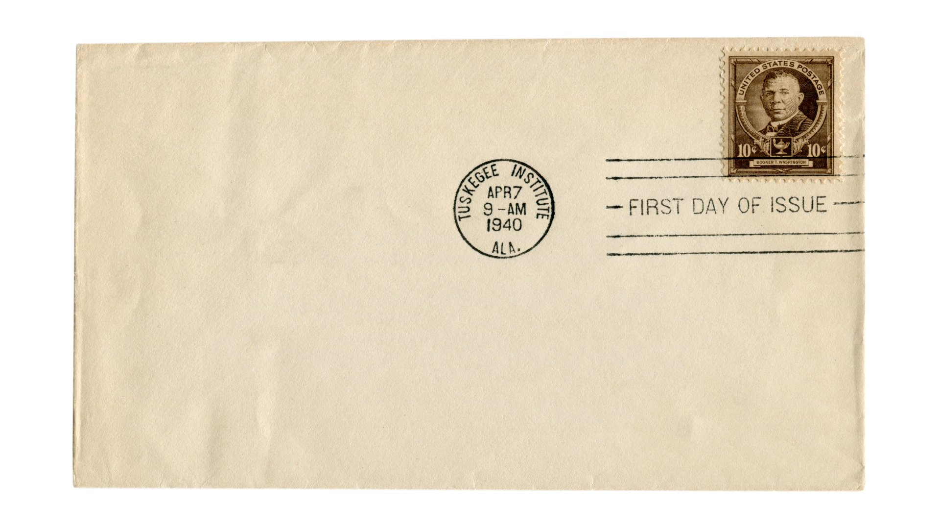 Postage Stamp On Envelope