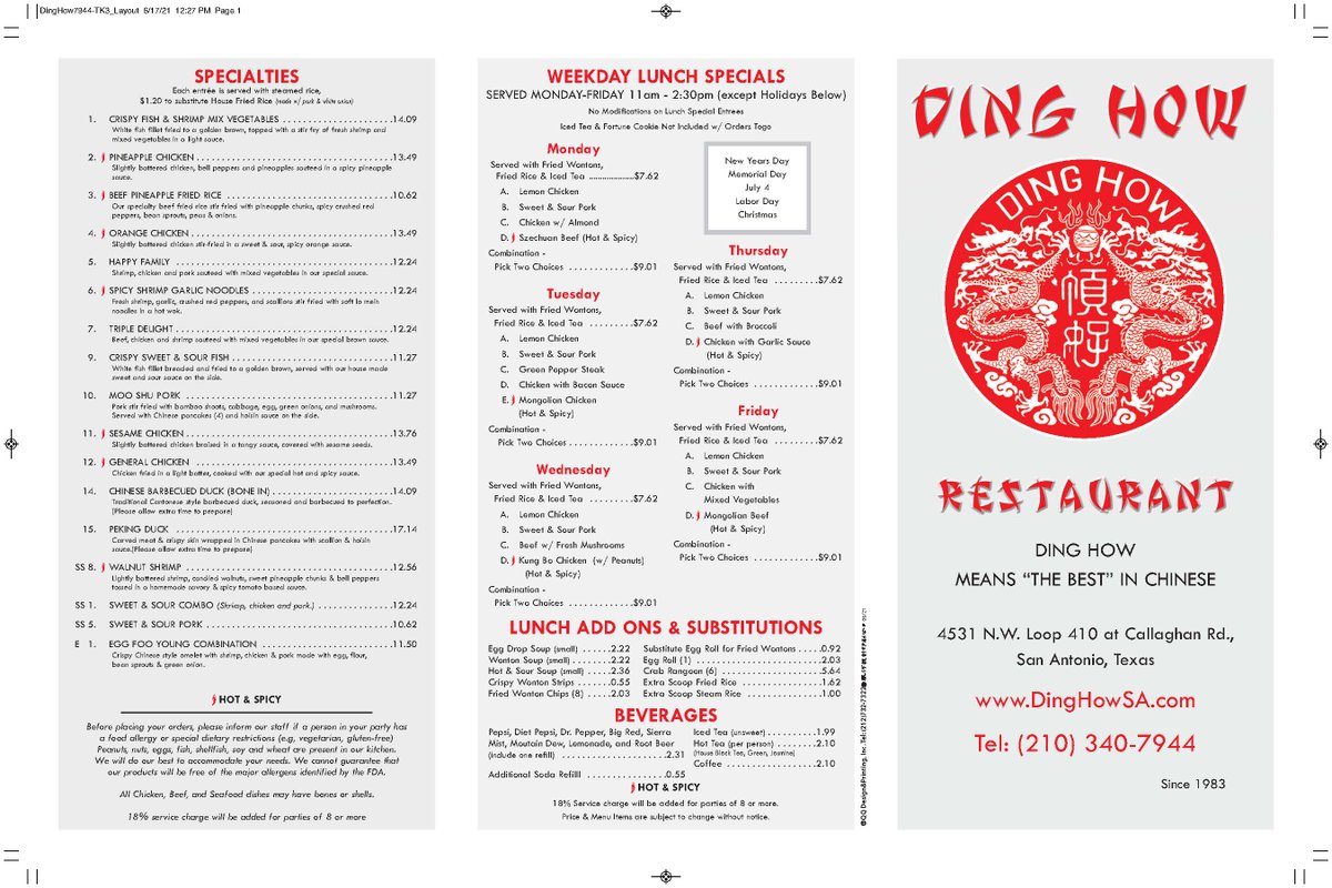 DingHowSA's tweet image. Hey San Antonio! We want to show you all our NEW &amp;amp; UPDATED Menu! Please let us know if you have any questions.