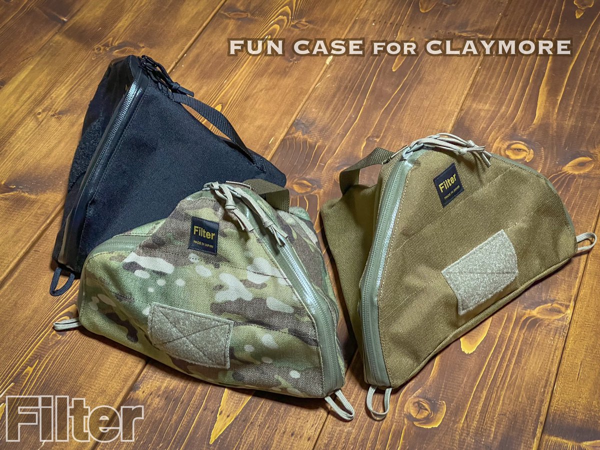 nyoro19's tweet image. Filter FUNCASE for CLAYMORE

夏に向けて扇風機のケースを作りました。

カラーは3色。
マルチカム
コヨーテブラウン
ブラック

写真のように使用時は三脚部分に取り付け、持ち運び時は収納出来ます。

予約受付いたします。
7月5-10日ぐらいに仕上がり予定。

#クレイモア用ケース
#FUNCASE
#Filter