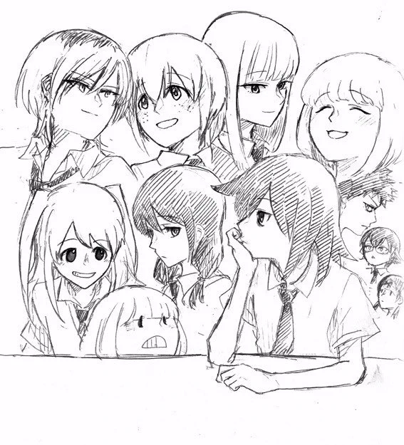 古のらくがき見返したら懐かしくなっちゃった笑
まだiPadさん使ってなくてバリバリアナログ時代のやつだ
ほぼ毎週感想絵描いてたなぁ 