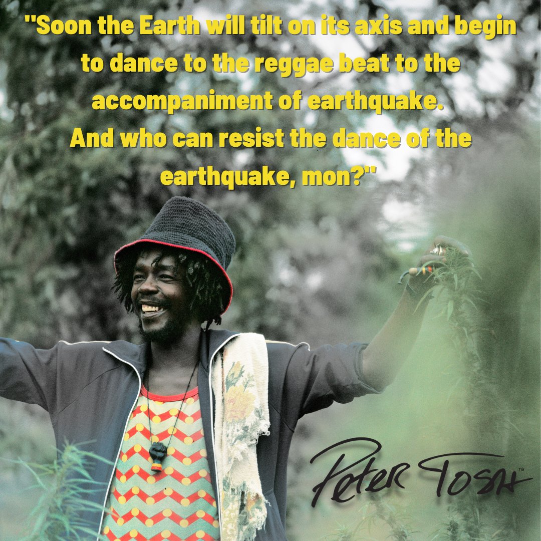 PeterTosh's tweet photo. Today is #InternationalReggaeDay.
Let the sounds of the Prophet help you get up and feel the irie vibes, seen?🤙🏿🎶
Stream this playlist to celebrate: https://t.co/5zBRJJogB2
#PeterTosh #InternationalReggaeDay #Earthquake #Reggae #OGReggae #WantedDreadAndAlive40 https://t.co/d1HJG44UAN