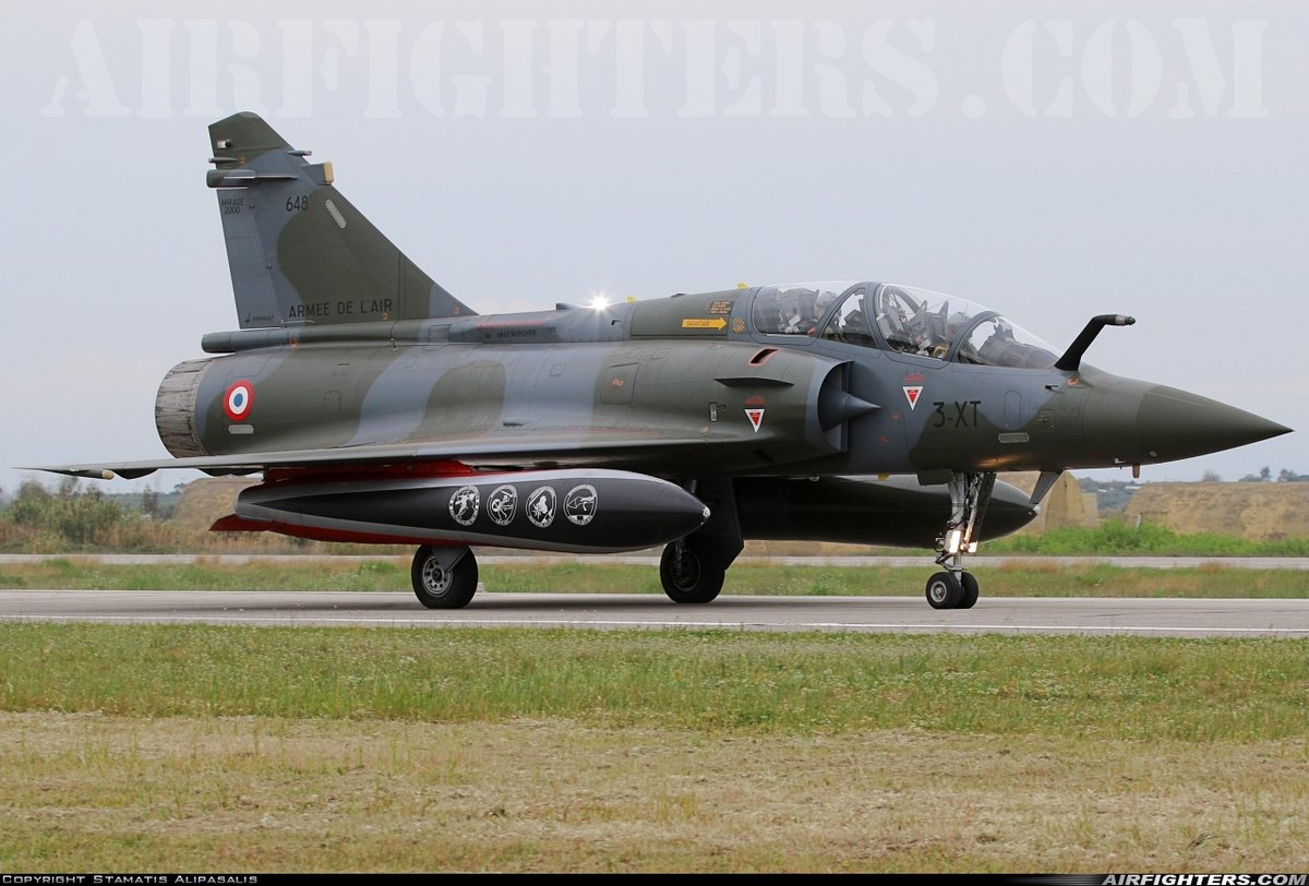 Stam_A337's tweet photo. Exercise #Iniochos2021 🇬🇷🇺🇸🇮🇱🇫🇷🇪🇸🇦🇪🇨🇾🇨🇦
French Air Force / Armée de l'Air et de l'Espace
Mirage 2000D s/n 648 / 3-XT
Escadron de Chasse 3/3 Ardennes, based at BA 133 Nancy – Ochey Air Base
📌https://t.co/Ed1lqHf1Jf
#Mirage2000D #BA133 #AndravidaAFB
@BA133_officiel @Armee_de_lair https://t.co/yzERajbEnH