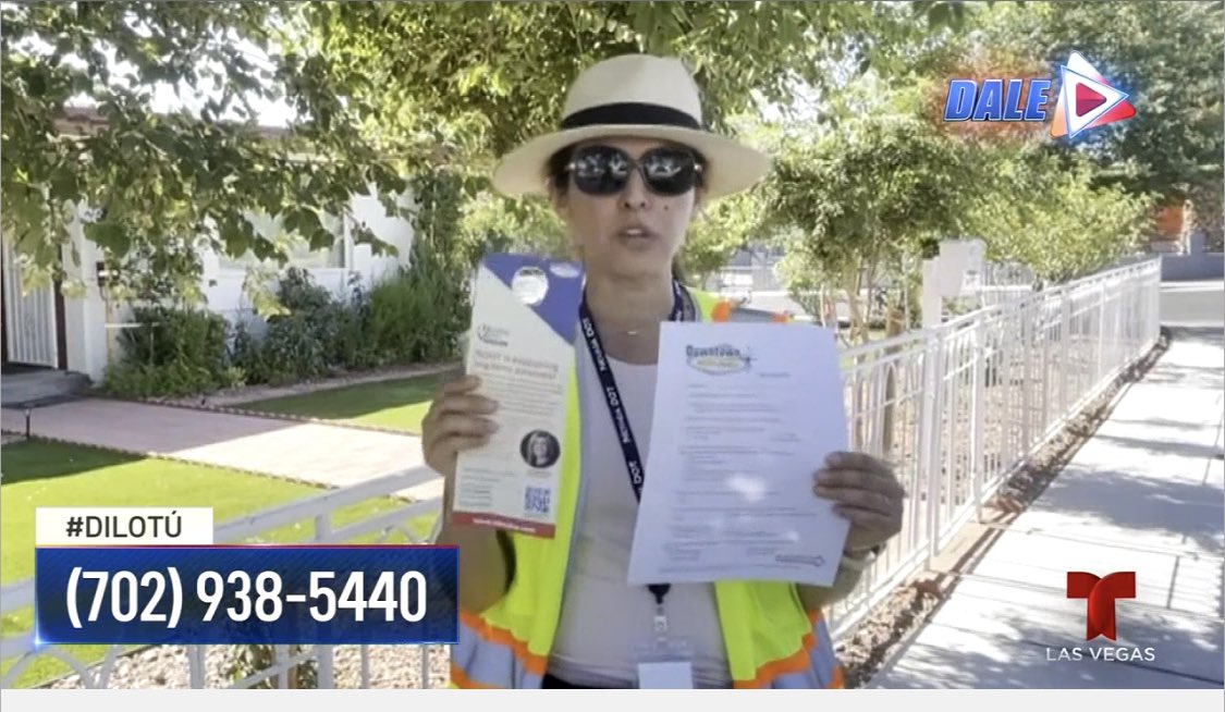 erickaaviles's tweet photo. ICYMI: @TelemundoLV @alejandrocondis reminding community importance of having their voices heard for @nevadadot #DowntownAccessProject.
Back at it today! Catch clip here: https://t.co/kTnczLVgp1
#DiloTu #DalePlay #miComunidad #CommunityEngagement
#ndot #dtlv https://t.co/OQePJkawwN