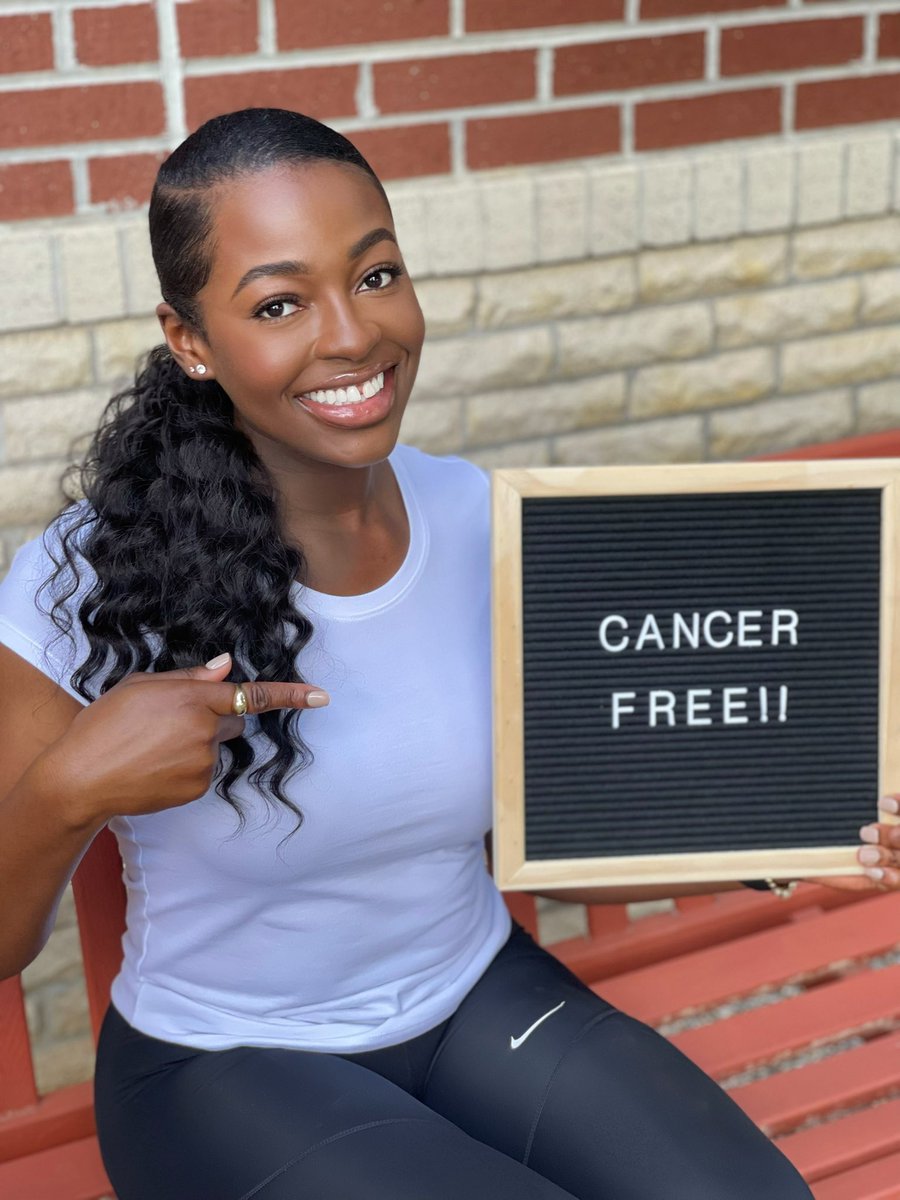 I’m officially CANCER FREE!!! God is so good!!🎗💜🙌🏾