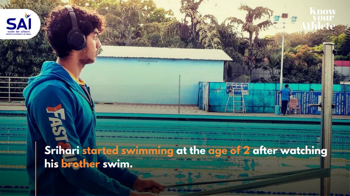 The optimistic and passionate swimmer from #Karnataka <a href="/srihari3529/">Srihari Nataraj OLY</a> became the second Indian to make 'A' cut to directly qualify for #TokyoOlympics.

Let's come together and celebrate his journey to Tokyo 2020.

#Cheer4India 

1/2