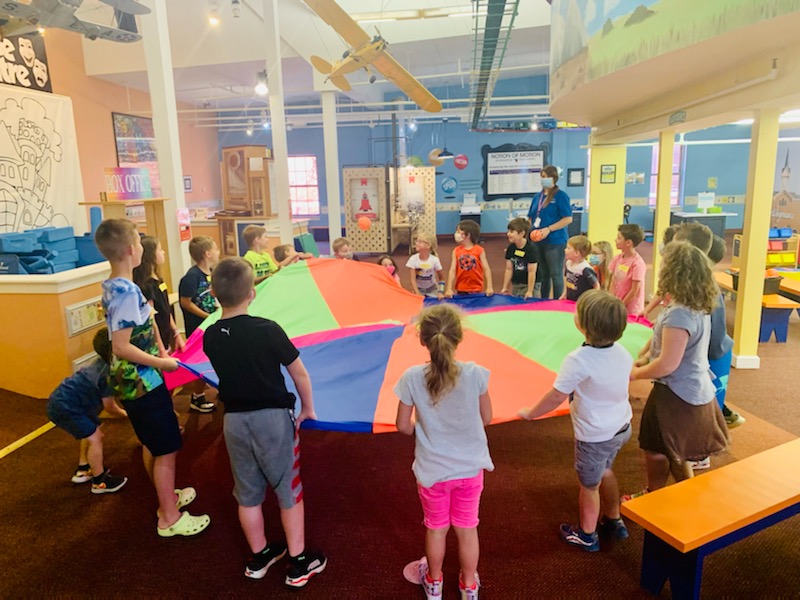 GannonU's tweet photo. Gannon's Mobile STEM Lab brought drones, activities and simulators for Mini Makers at @eriekidsmuseum summer camp to experience and fly. https://t.co/v1iOlU7YZF https://t.co/BrhKjb9veo