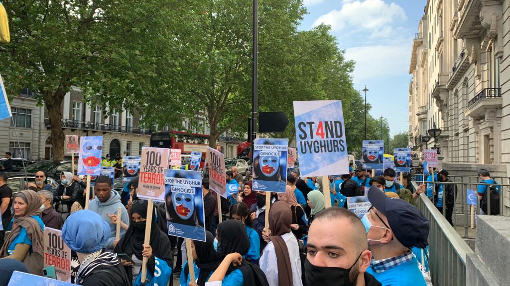 MABOnline1's tweet photo. We demand an end to China's genocidal campaign against Uyghur Muslims 

#Stand4Uyghurs https://t.co/7CavNPRc07