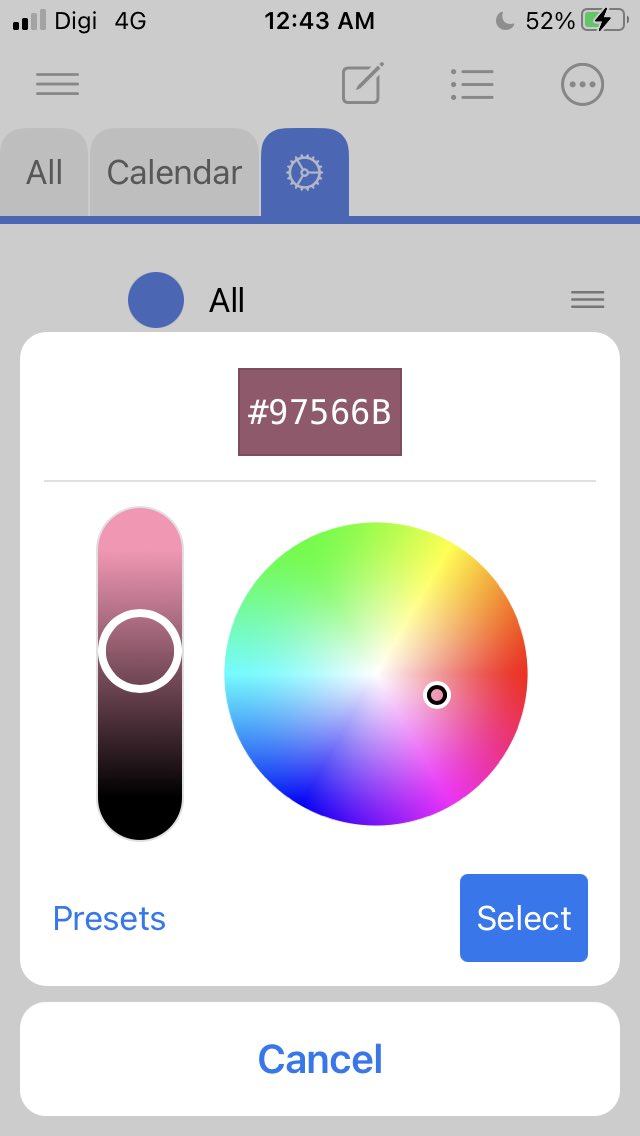 yccheok's tweet image. This is how the color selection feature will look like in WeNote for iPhone.

Feel free subscribe to below mailing list, if you would like to be informed when iPhone app is ready.

mailchi.mp/12edf316bc76/w… #wenote #ios #iPhone #note #iOSDev #todo #calendar #reminderapp