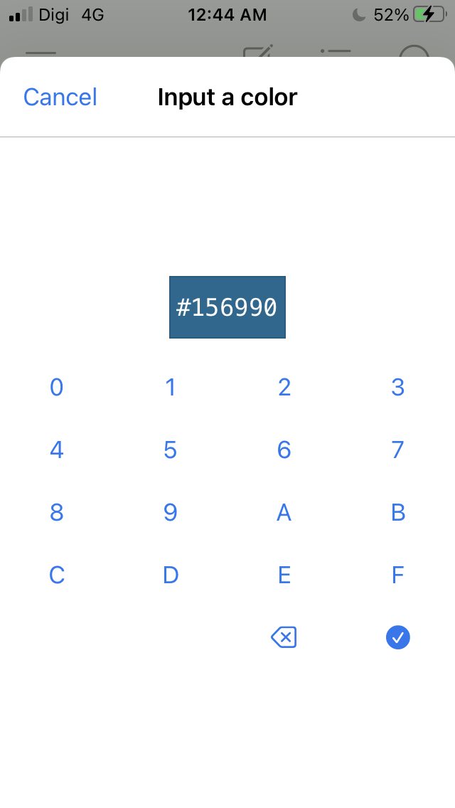 yccheok's tweet image. This is how the color selection feature will look like in WeNote for iPhone.

Feel free subscribe to below mailing list, if you would like to be informed when iPhone app is ready.

mailchi.mp/12edf316bc76/w… #wenote #ios #iPhone #note #iOSDev #todo #calendar #reminderapp