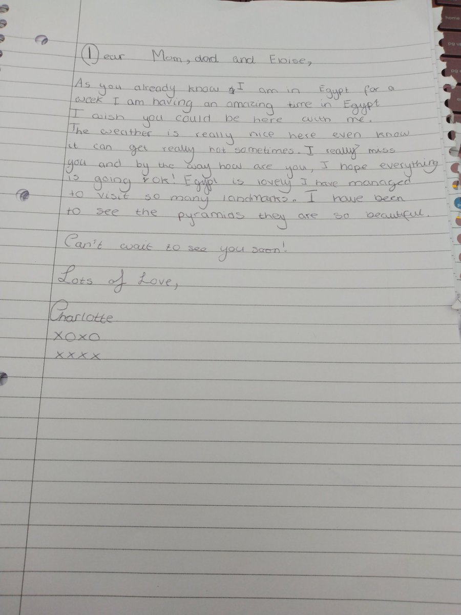 CharlotteALing1's tweet photo. This is my Postcard Homework for English!!!
@MrsEMEnglish1 
@MissZIslam1 
@AldersleyEng 
@miss_kdunn https://t.co/Prh0qYITfB