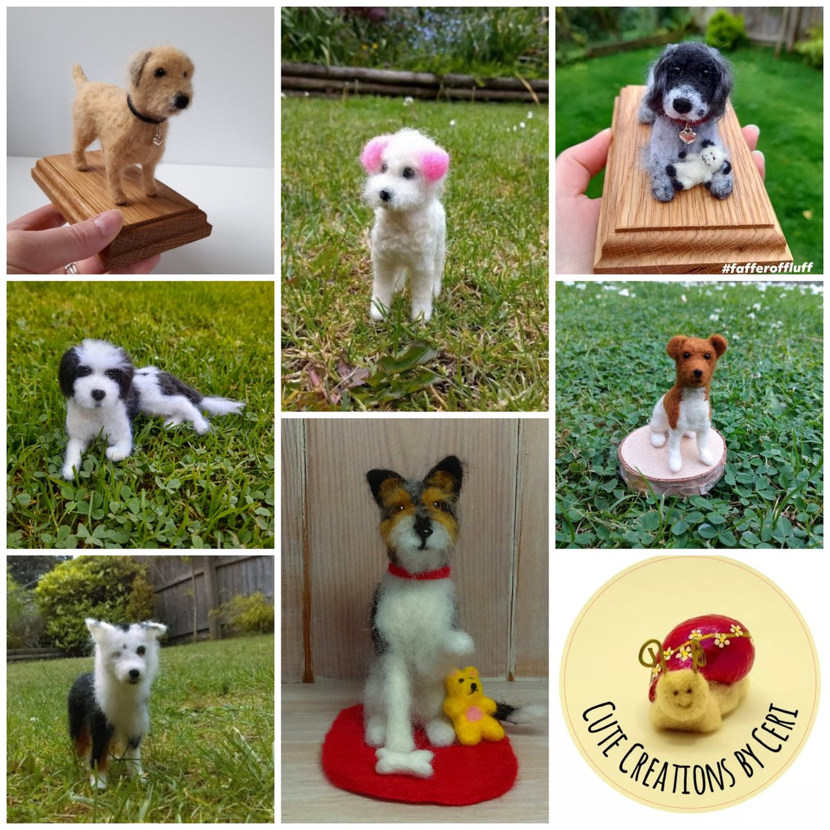 fafferoffluff's tweet image. Happy 1st July! 🥳
Thought I'd share some of the miniature #caninecompanions I've made. 

If you'd like your own furbaby made in needlefelt miniatute you can find them here;

consciouscrafties.com/handmade-gifts…

#fafferoffluff #minipets #consciouscrafties #talentbeyondchallenges