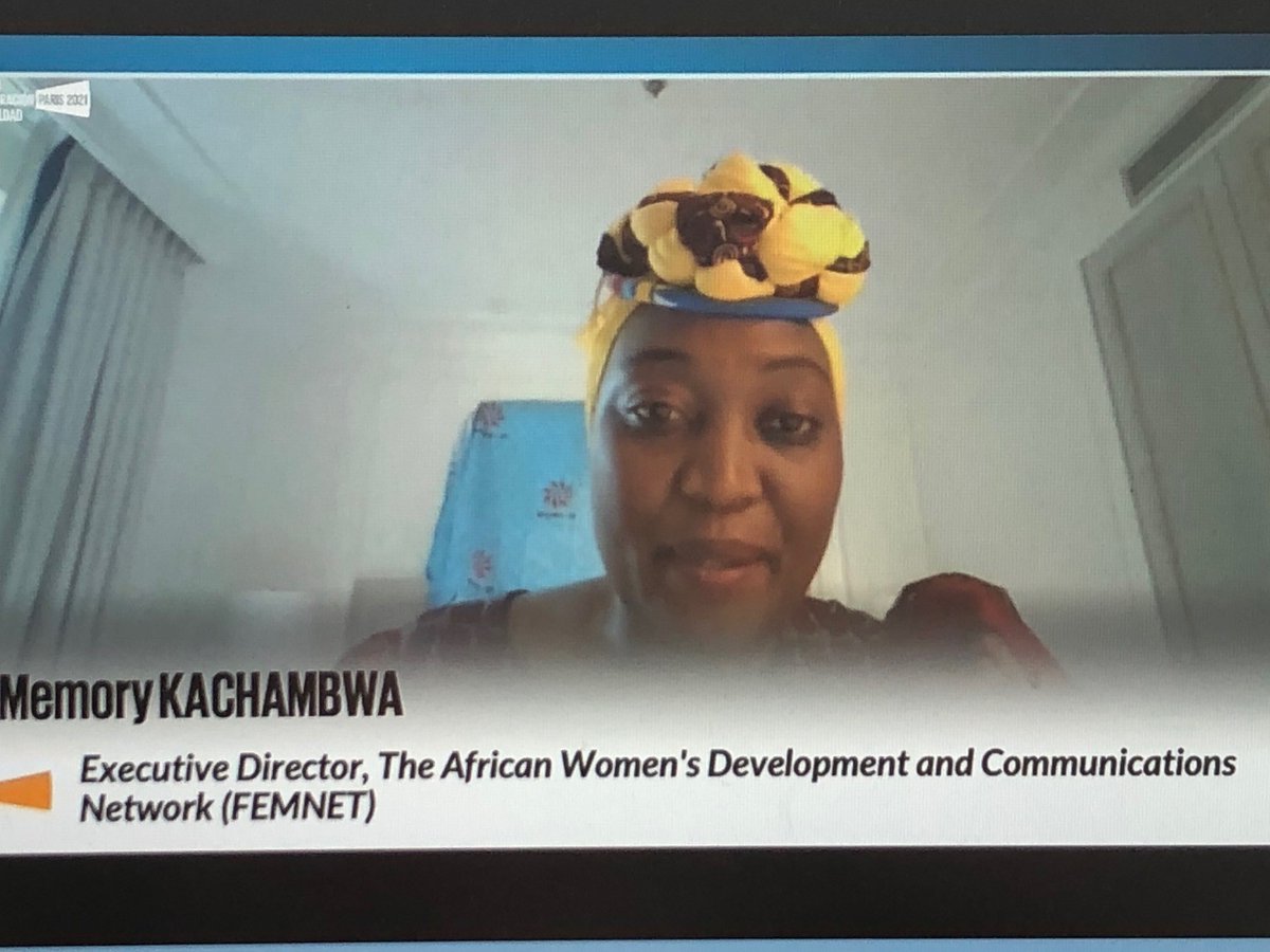 MareenBuschmann's tweet image. &quot;Women need to be at the table when macroeconomic policies are being made.&quot; At #GenerationEquality @kachambwa @FemnetProg commits to strengthening feminist leadership &amp;amp;calls for increased action&amp;amp;financing on #UniversalSocialProtection #taxjustice #SRHR &amp;amp; building a #CaringEconomy
