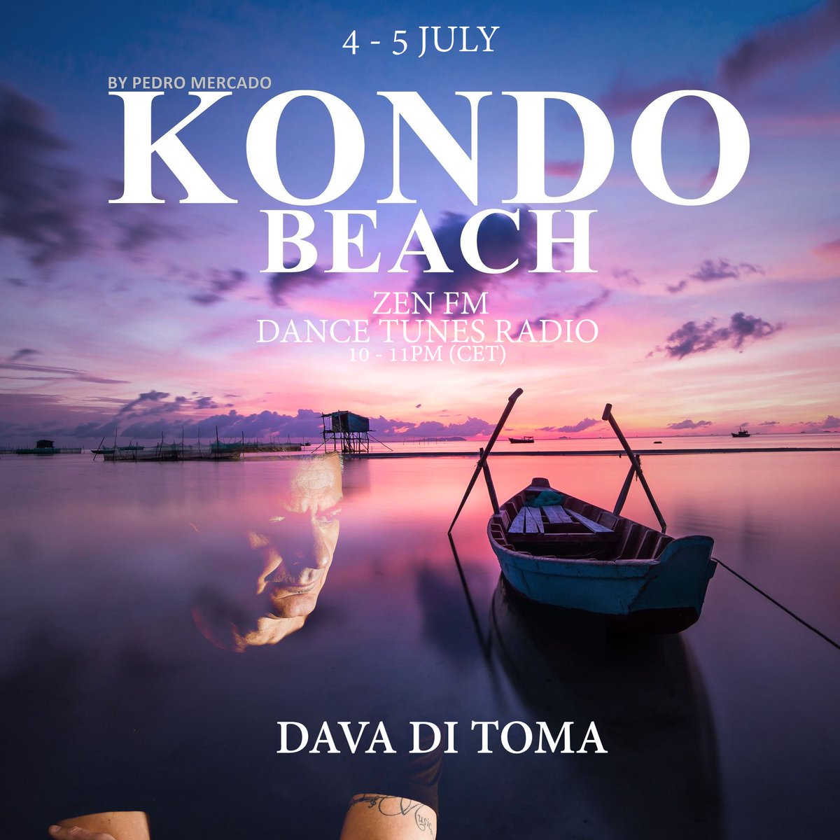 This Sunday 4 &amp; Monday 5 July 10-11pm (CET) catch me on the Radio with my Kondo Beach show on Zen Fm &amp; Dance Tunes Radio!
*Sunday*
zenfm.be for livestream + 102.8 FM region Ghent, Belgium
*Monday* 
dancetunesradio.com for livestream