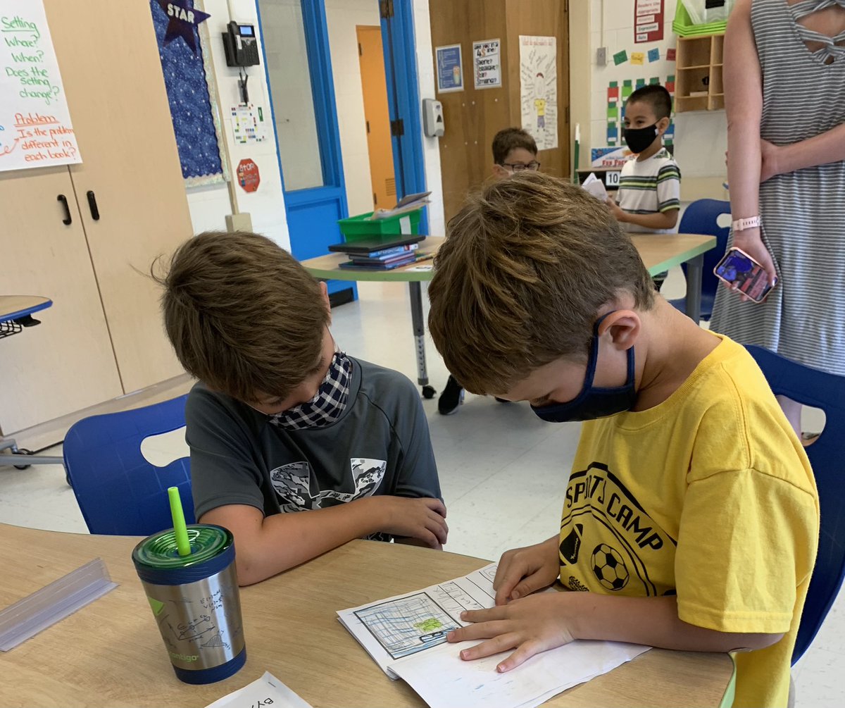 So glad I caught this moment! Our kindergarten friends shared How-To books with 3rd graders at our summer literacy booster. Thanks for the invite, <a href="/MrsPitaro109/">Mrs. Pitaro</a>! #engage109