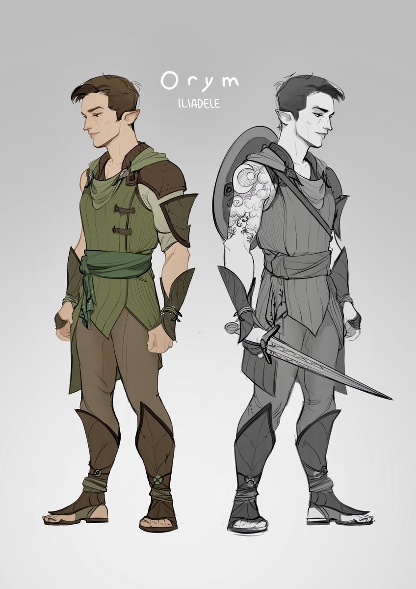 My take on Orym aka I'm loving the short king trend in this campaign.
I game him a Cinquedea sword, because he deserves the Cool points.
#exu #ExandriaUnlimited #CriticalRole #Orym