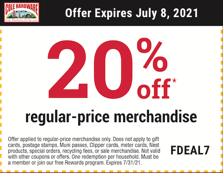 colehardware's tweet image. Whatever you need to have the BEST 4th of July weekend in at least two years, here's a little help getting it. Please no lit sparklers in hand while you present this to your cashier. #4thOfJuly #IndependenceDay #FreakinWeekend