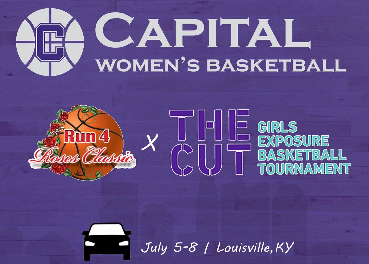 CapitalWBB's tweet photo. Capital Women’s Basketball will be in Kentucky @TFNsRun4Roses &amp; @cut_tournament ! 🏀🔥👀

Email or dm your schedules 💻📲 cmcpherson@capital.edu https://t.co/zxzr1dstNK