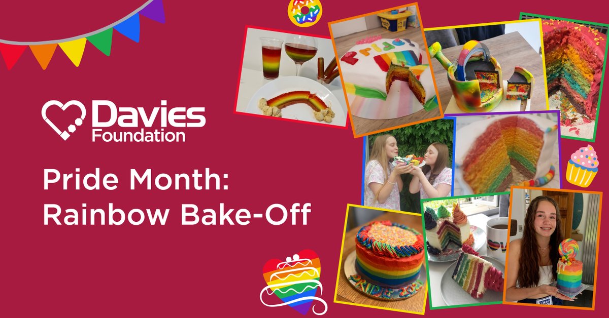 We hope you all had a brilliant #PrideMonth this year!

A big thank you to everyone who entered our Rainbow Bake-Off this month, we had so many incredible entries 🏳️‍🌈

Well done to Melanie Franzoni, Stacey Jeffrey, Kirsty Smith &amp; Sacha Medina for your winning bakes!